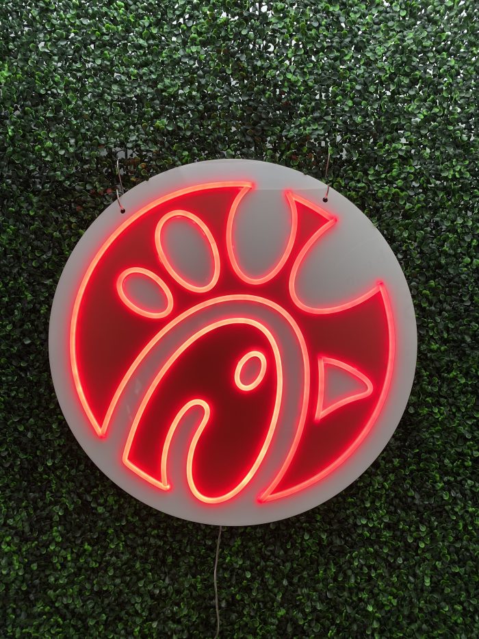 Chick-fil-A Chicken Neon Sign | Acrylic Neon Sign | Custom Neon Sign - Image 2