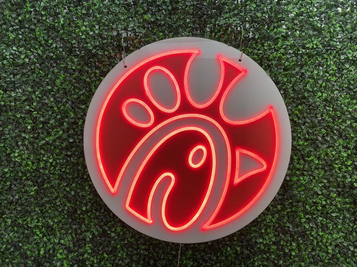 Chick-fil-A Chicken Neon Sign | Acrylic Neon Sign | Custom Neon Sign - Image 7