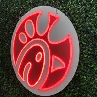 Chick-fil-A Chicken Neon Sign | Acrylic Neon Sign | Custom Neon Sign - Image 8