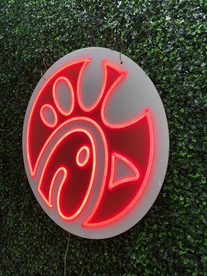 Chick-fil-A Chicken Neon Sign | Acrylic Neon Sign | Custom Neon Sign - Image 8