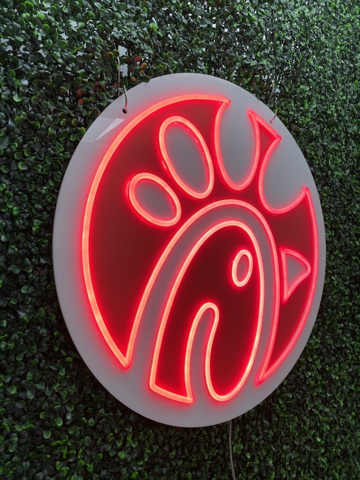 Chick-fil-A Chicken Neon Sign | Acrylic Neon Sign | Custom Neon Sign - Image 10