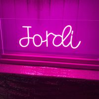 Tabletop Acrylic Neon Sign or Sign in Board with Base | Birthday Party Neon Sign | Sweet 16 Neon Sign | Bar Bat Mitzvah Neon Sign - Image 8