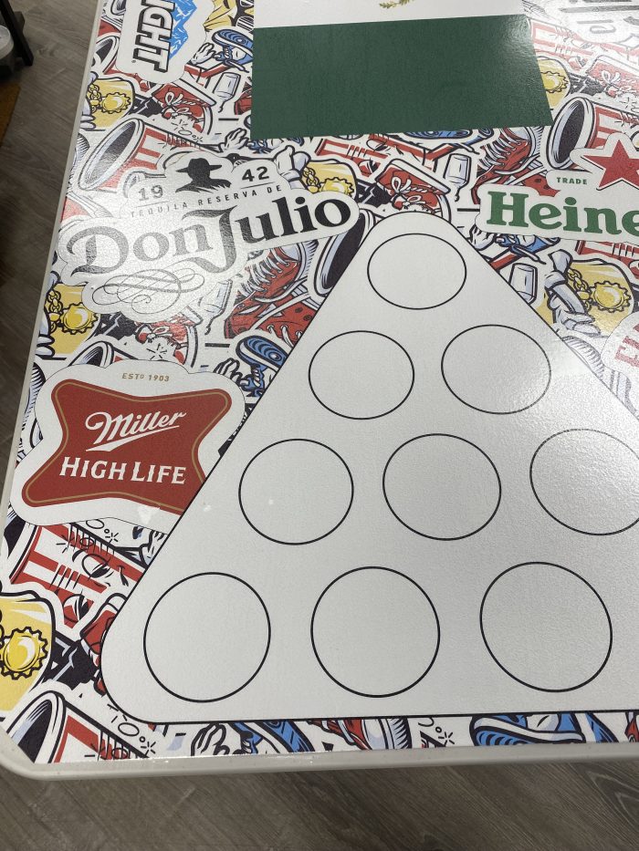 Mexico Inspired Theme Custom Beer Pong Table