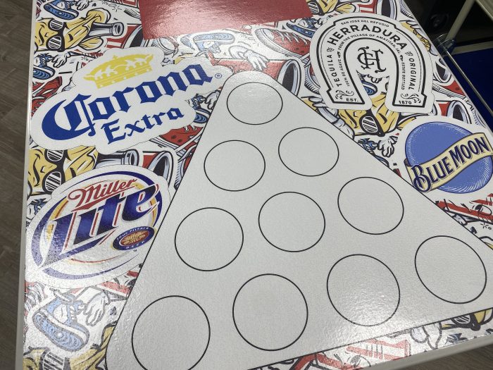 Mexico Inspired Theme Custom Beer Pong Table - Image 5