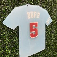 Custom Acrylic Layered Baseball Jersey Theme Sign In Board for Coaches Gift, Events, Wedding, Bar/Bat Mitzvahs - Image 2