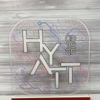 Custom Made LED Acrylic Light Up Display Sign in Board or Centerpieces - Create Your Own With Photo, Text, Logo or Design - Sweet 16, Birthday, Bar/Bat Mitzvah, Weddings, Graduation - Image 5