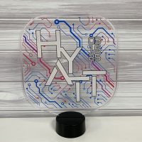 LED Acrylic Light Up Display Centerpiece - Create Your Own With Photo, Text, Logo or Design - Sweet 16, Birthday, Bar/Bat Mitzvah, Weddings, Graduation - Image 14