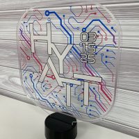 LED Acrylic Light Up Display Centerpiece - Create Your Own With Photo, Text, Logo or Design - Sweet 16, Birthday, Bar/Bat Mitzvah, Weddings, Graduation - Image 13