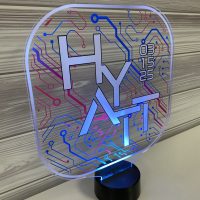 LED Acrylic Light Up Display Centerpiece - Create Your Own With Photo, Text, Logo or Design - Sweet 16, Birthday, Bar/Bat Mitzvah, Weddings, Graduation - Image 2