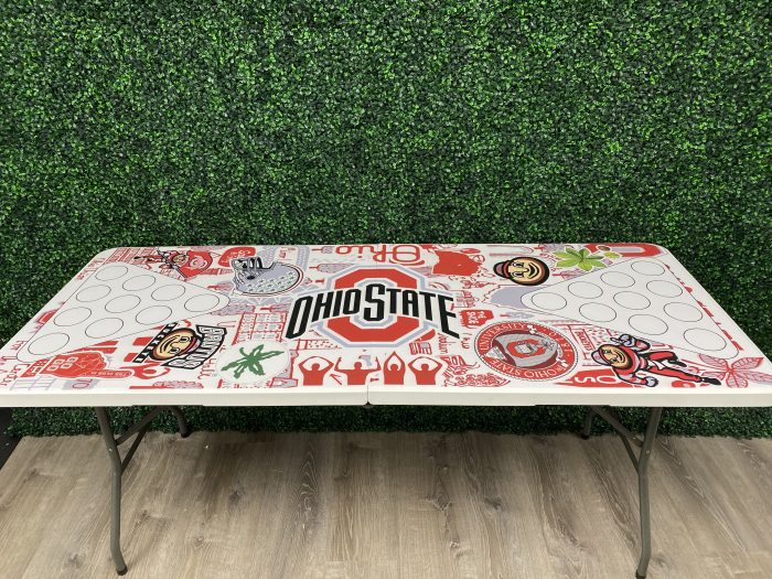 Ohio State University Inspired Theme Custom Beer Pong Table - Image 6