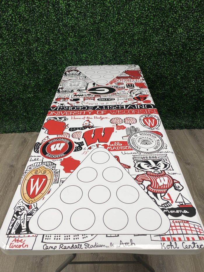 House Divided Theme Custom Beer Pong Table - Image 2