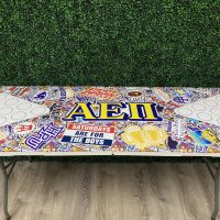 Alpha Epsilon Pi AEPi Fraternity Inspired Theme Custom Beer Pong Table - Image 5