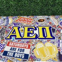 Alpha Epsilon Pi AEPi Fraternity Inspired Theme Custom Beer Pong Table - Image 4