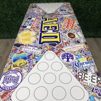 Alpha Epsilon Pi AEPi Fraternity Inspired Theme Custom Beer Pong Table
