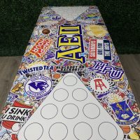 Alpha Epsilon Pi AEPi Fraternity Inspired Theme Custom Beer Pong Table - Image 2