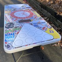 Santa Clara University Inspired Theme Custom Beer Pong Table - Image 12