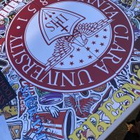 Santa Clara University Inspired Theme Custom Beer Pong Table - Image 7