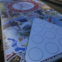 Santa Clara University Inspired Theme Custom Beer Pong Table - Image 4