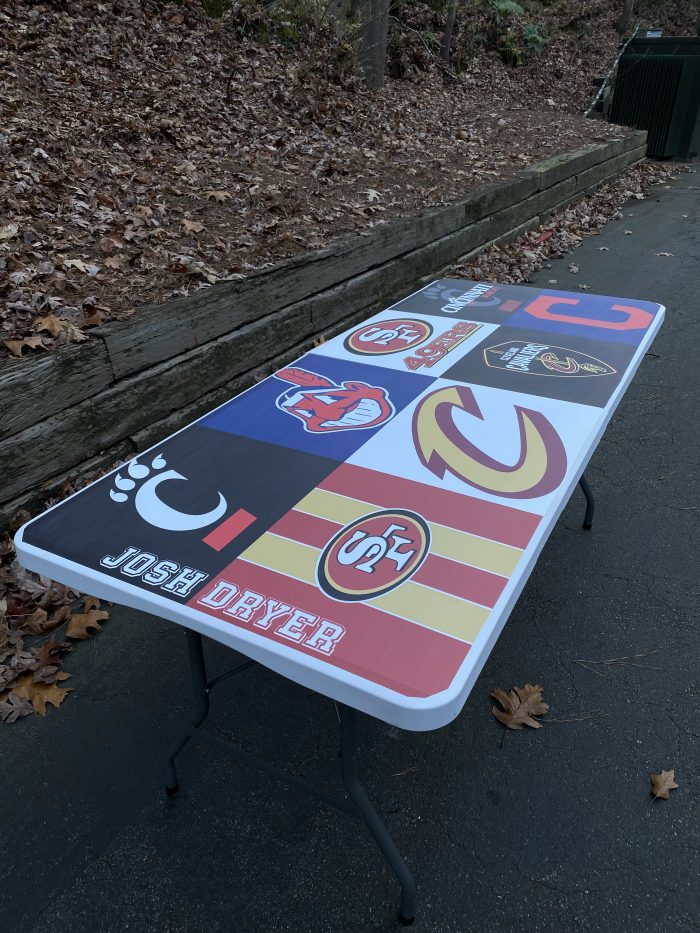 Pick Your Sports Theme Custom Beer Pong Table - Image 2