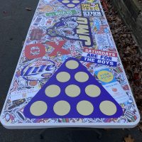 James Madison JMU University Inspired Theme Custom Beer Pong Table - Image 5