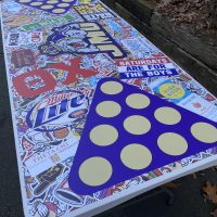 James Madison JMU University Inspired Theme Custom Beer Pong Table - Image 6
