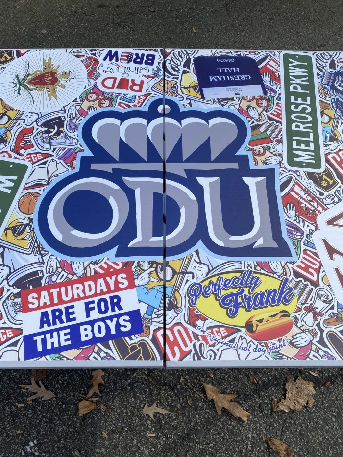 Old Dominion University Inspired Theme Custom Beer Pong Table - Image 6