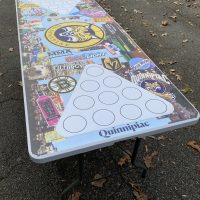 Quinnipiac University Inspired Theme Custom Beer Pong Table - Image 5