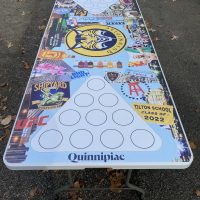 Quinnipiac University Inspired Theme Custom Beer Pong Table - Image 3