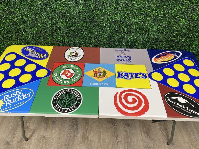 Dewey Beach Inspired Theme Custom Beer Pong Table - Image 8