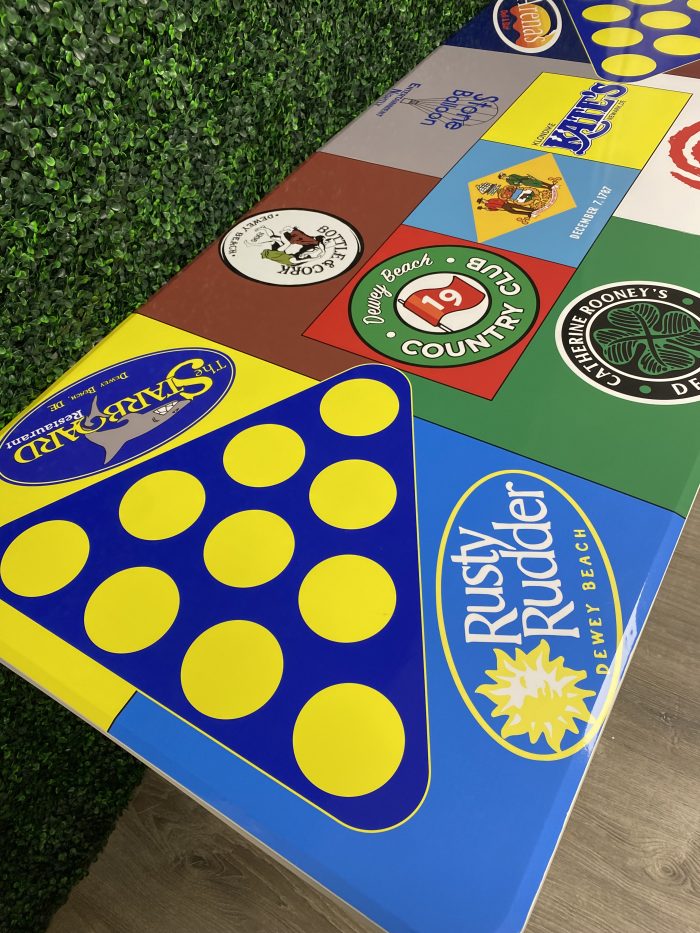 Dewey Beach Inspired Theme Custom Beer Pong Table - Image 4