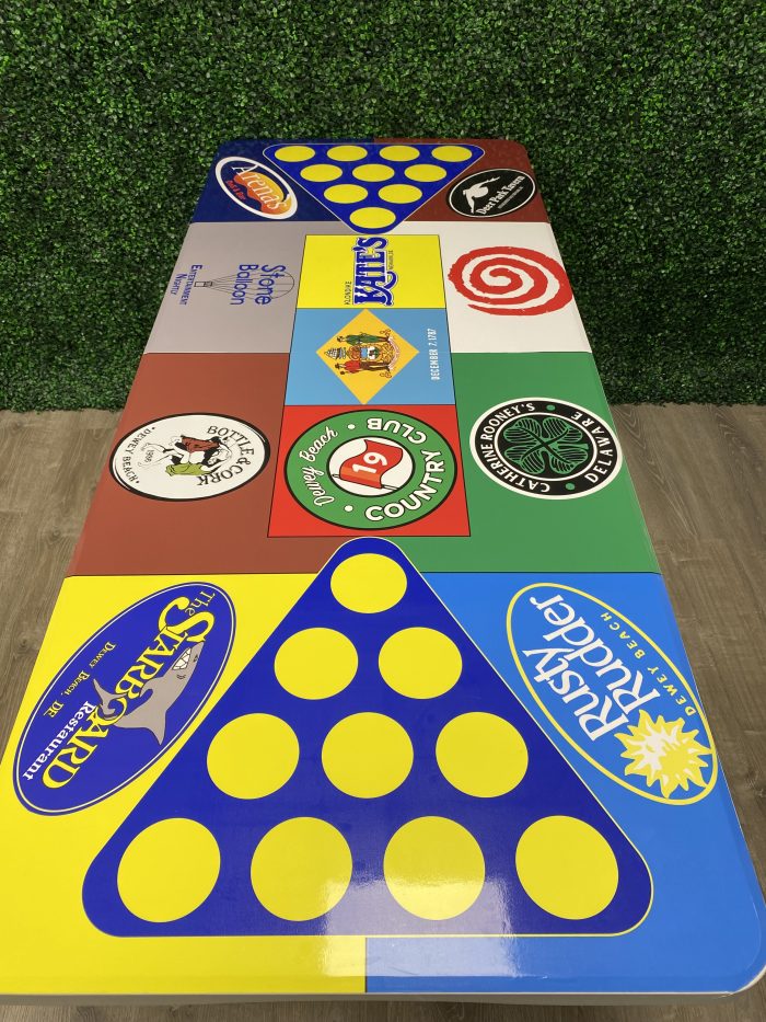 Dewey Beach Inspired Theme Custom Beer Pong Table - Image 2