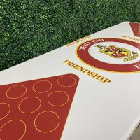 Delta Chi Fraternity Inspired Theme Custom Beer Pong Table - Image 4