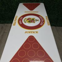 Delta Chi Fraternity Inspired Theme Custom Beer Pong Table - Image 3