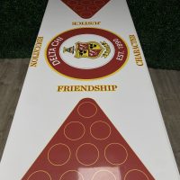 Delta Chi Fraternity Inspired Theme Custom Beer Pong Table