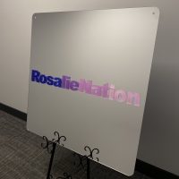 Custom Acrylic Silver Mirror Layered Sign In Board for Events, Wedding, Bar/Bat Mitzvahs - Image 2