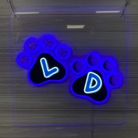 Custom Acrylic Layered + Neon Accent Sign In Board for Events, Wedding, Bar/Bat Mitzvahs