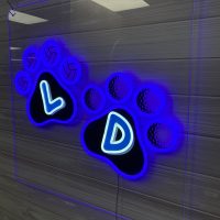 Custom Acrylic Layered + Neon Accent Sign In Board for Events, Wedding, Bar/Bat Mitzvahs - Image 3