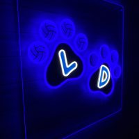 Custom Acrylic Layered + Neon Accent Sign In Board for Events, Wedding, Bar/Bat Mitzvahs - Image 2