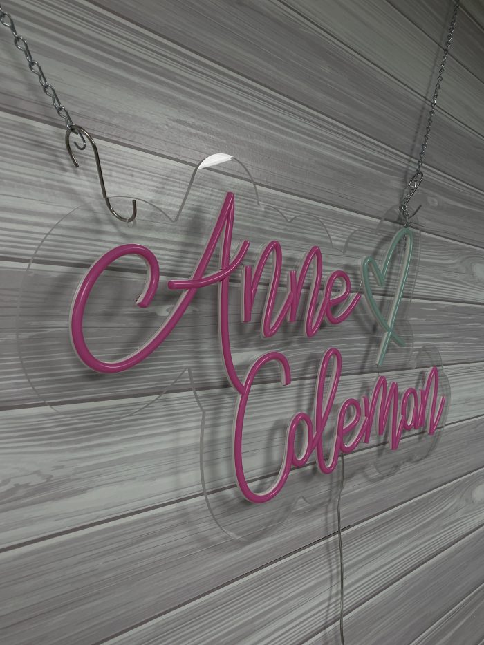 Custom Acrylic Neon Sign | Birthday Party Neon Sign | Wedding Neon Sign | Sweet 16 Neon Sign | Bar Bat Mitzvah Neon Sign - Image 6