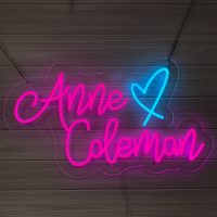Custom Acrylic Neon Sign | Birthday Party Neon Sign | Wedding Neon Sign | Sweet 16 Neon Sign | Bar Bat Mitzvah Neon Sign