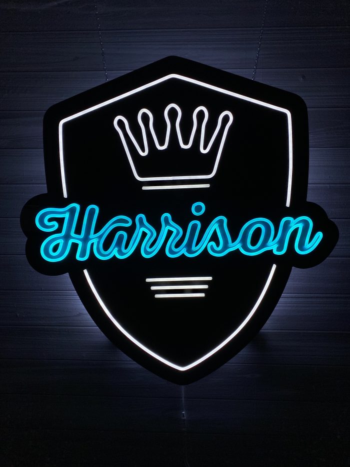 Custom Acrylic Layered + Neon Accent Sign In Board for Events, Wedding, Bar/Bat Mitzvahs