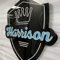 Custom Acrylic Layered + Neon Accent Sign In Board for Events, Wedding, Bar/Bat Mitzvahs - Image 3