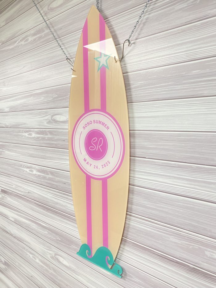 Custom Clear Acrylic UV Printed Sign In Board for Events, Wedding, Bar/Bat Mitzvahs - Image 4