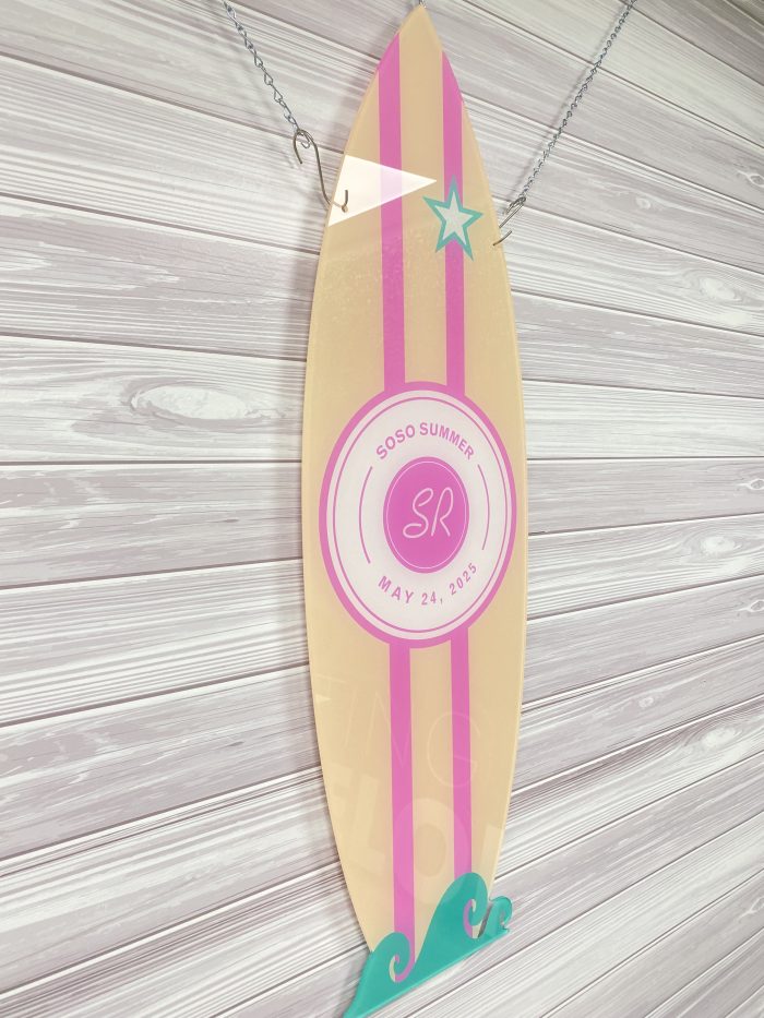 Custom Clear Acrylic UV Printed Sign In Board for Events, Wedding, Bar/Bat Mitzvahs - Image 5