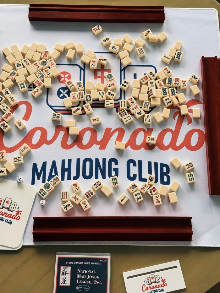 Coronado Mahjong Club White MahJong Mat Tablecloth - Image 2