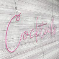 Cocktails Acrylic Neon Sign | Birthday Party Neon Sign | Wedding Neon Sign | Sweet 16 Neon Sign | Bar Bat Mitzvah Neon Sign - Image 9