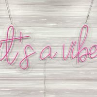 It's a Vibe Acrylic Neon Sign | Birthday Party Neon Sign | Wedding Neon Sign | Sweet 16 Neon Sign | Bar Bat Mitzvah Neon Sign - Image 6