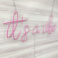 It's a Vibe Acrylic Neon Sign | Birthday Party Neon Sign | Wedding Neon Sign | Sweet 16 Neon Sign | Bar Bat Mitzvah Neon Sign - Image 11