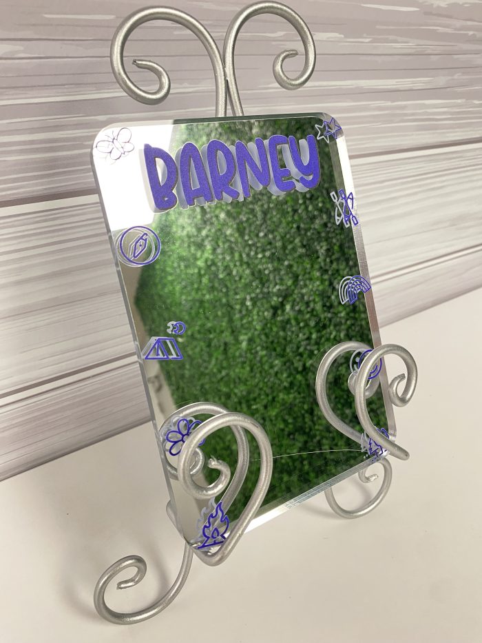 Bunk Mirror with Camp Name 5"x7" Mirrored Acrylic with Double Sided Tape - Image 13