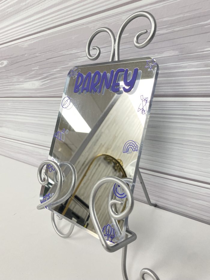 Bunk Mirror with Camp Name 5"x7" Mirrored Acrylic with Double Sided Tape - Image 14